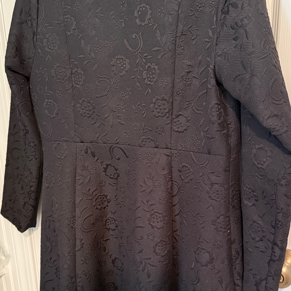 Torrid Black Floral Patterned Coat - Picture 7 of 10